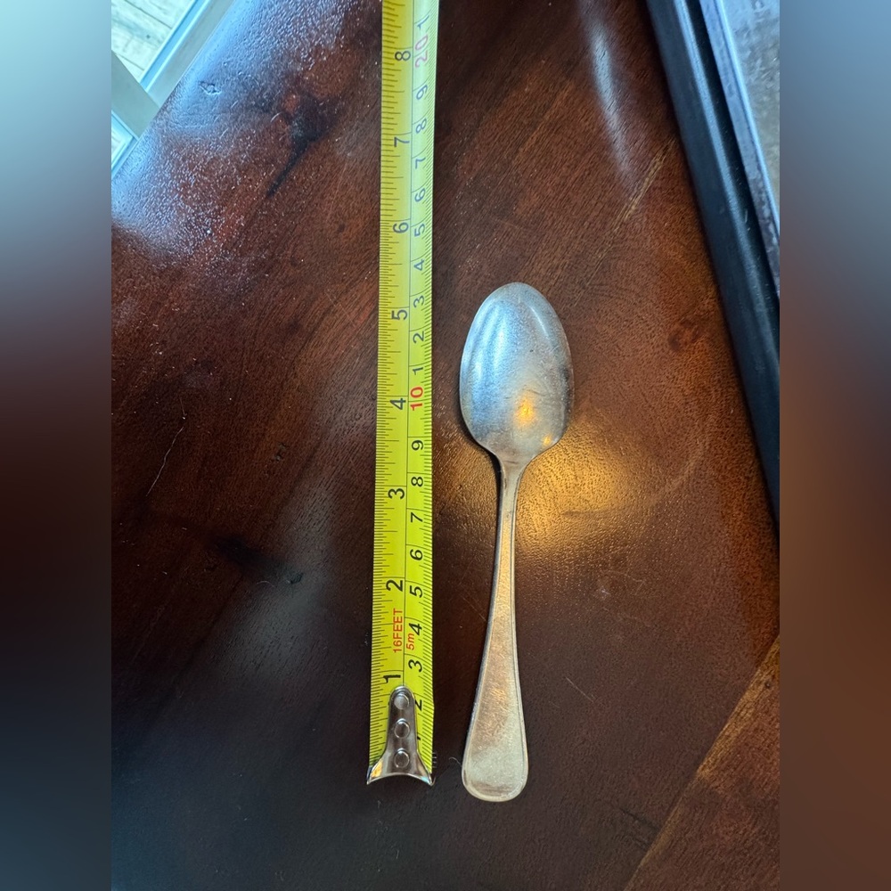 Vintage Silverplate Spoon Engraved Flatware - Picture 4 of 5